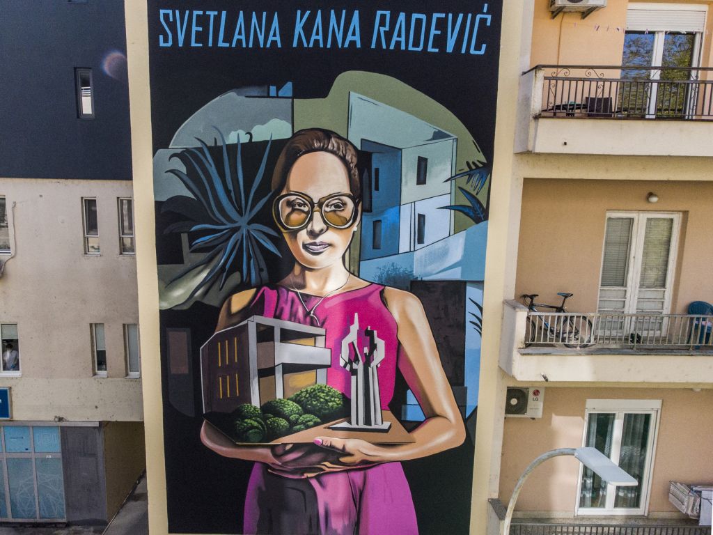 mural Svetlane Kane Radević Podgorica